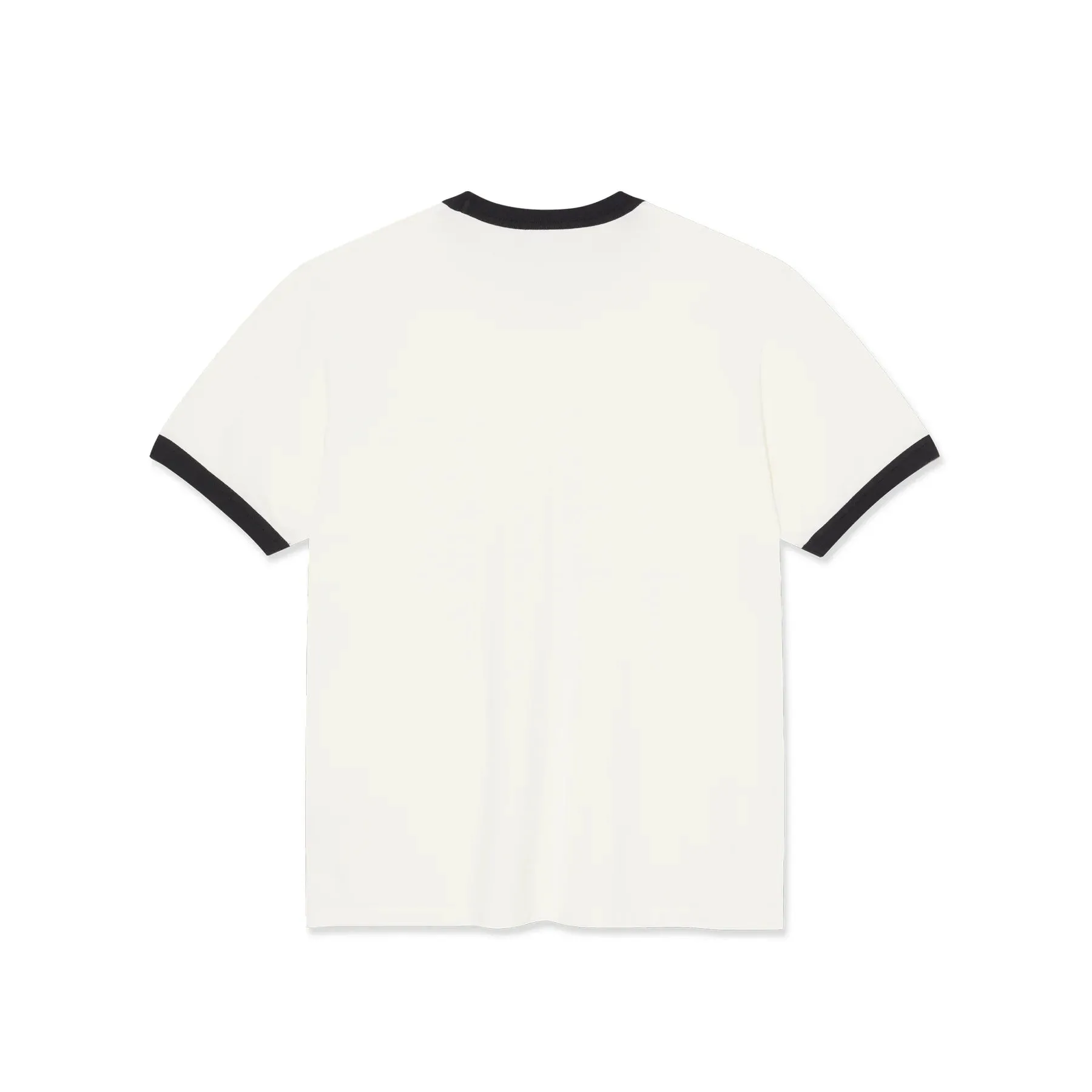 Polar Ringer Tee: Cloud White/Navy