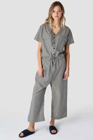 Rosalina Melange Stripe Pantsuit