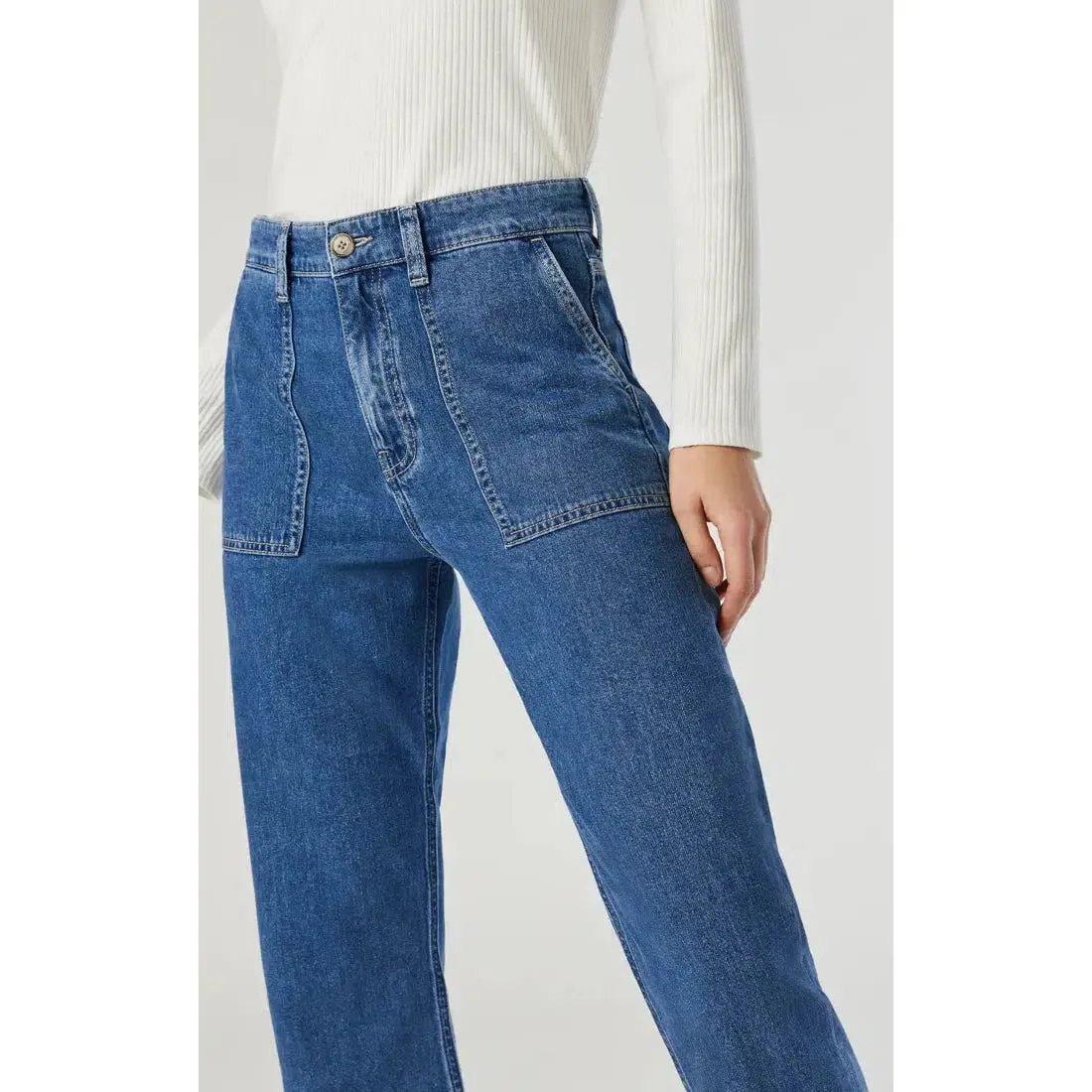 SHELIA MID BLUE DENIM