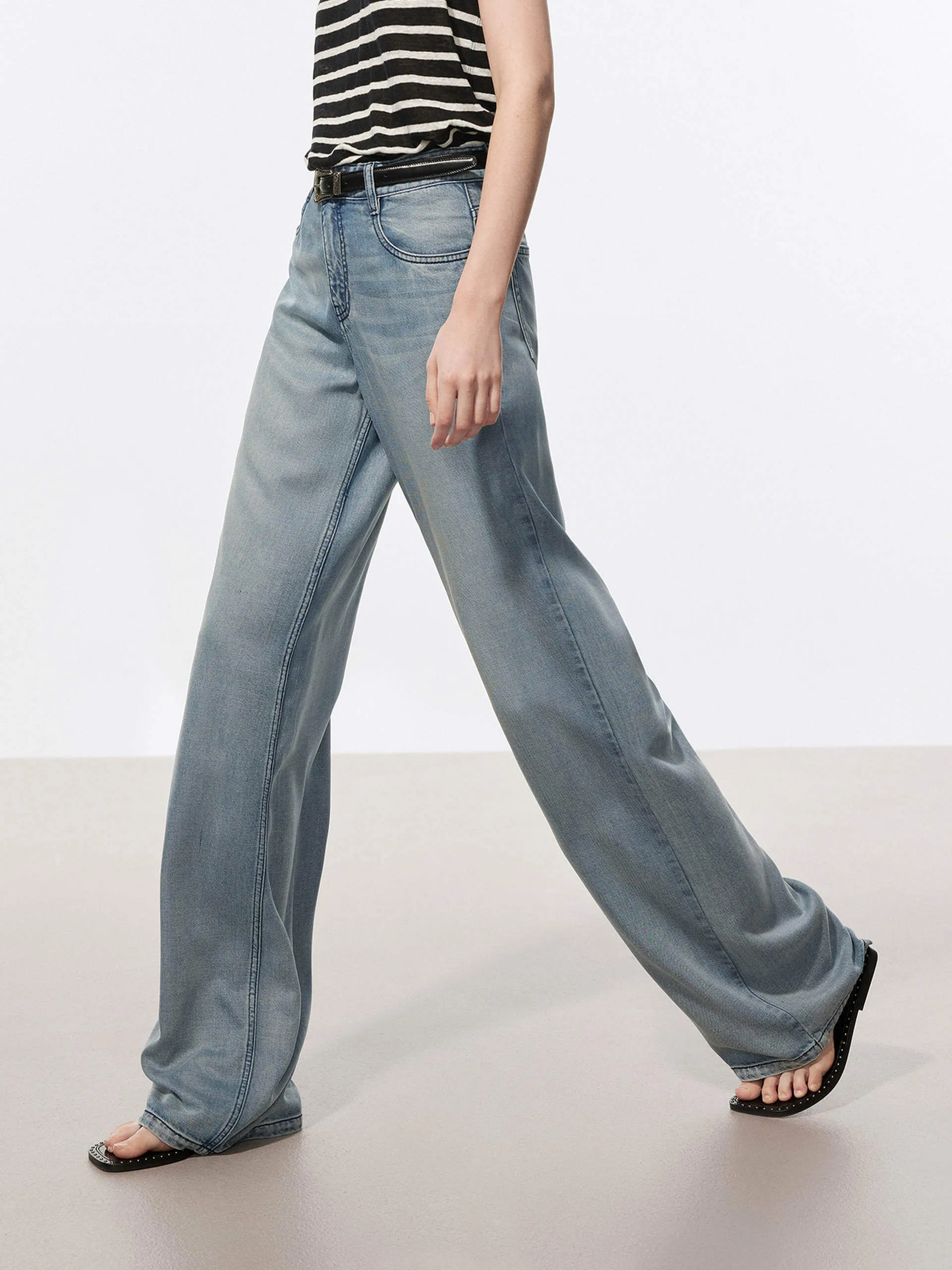 Soft Straight Leg Jeans