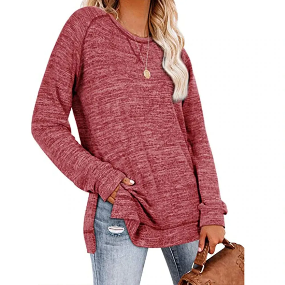 Solid Color Casual Long Sleeve Shirt