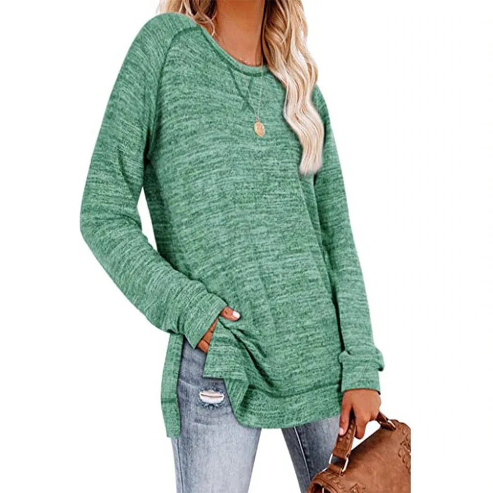 Solid Color Casual Long Sleeve Shirt