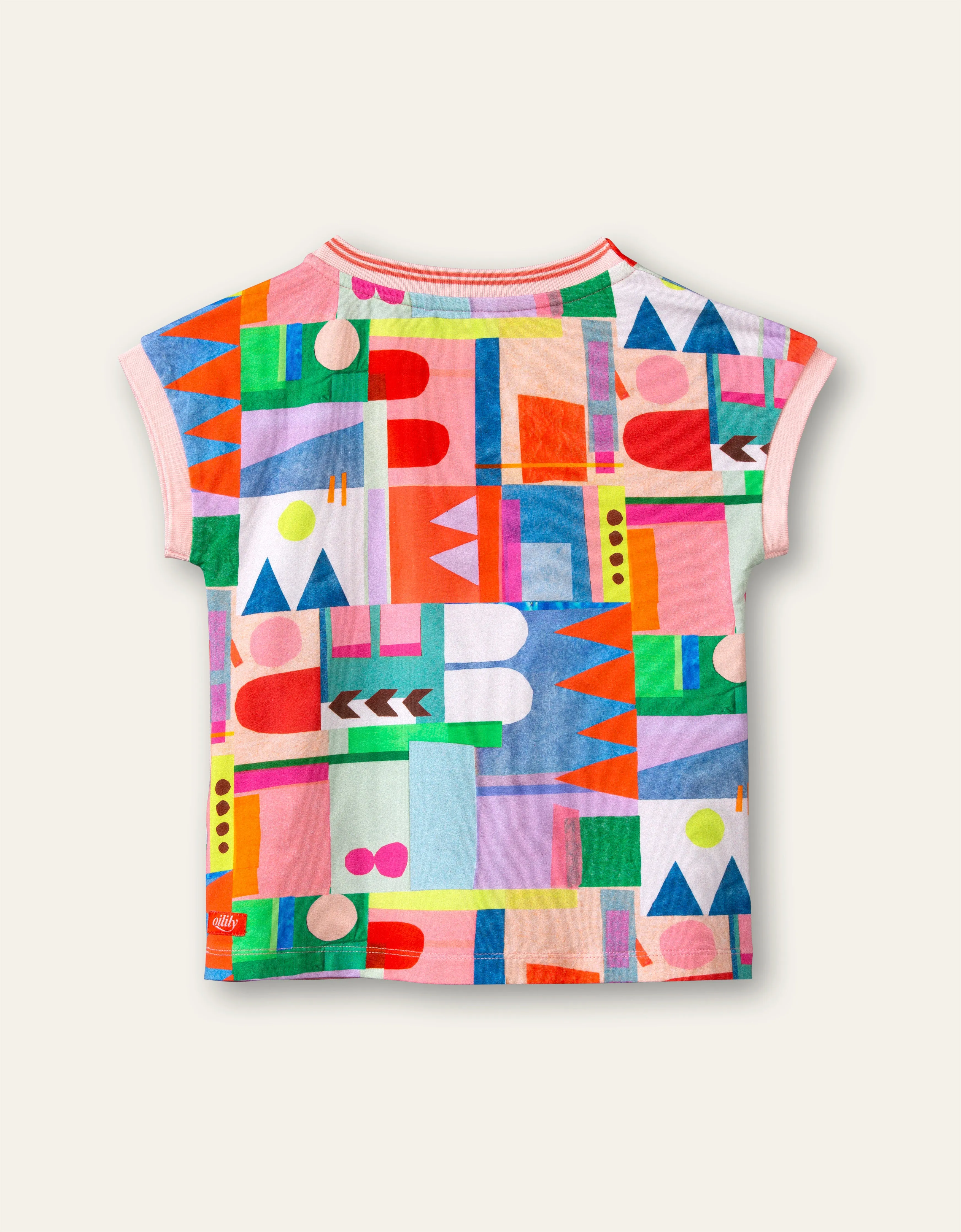 SS21 Oilily Girls Tascha Multi-Colour Collage T-Shirt 52