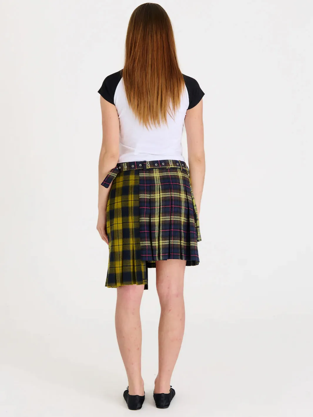 TARNISH CHECK MINI SKIRT