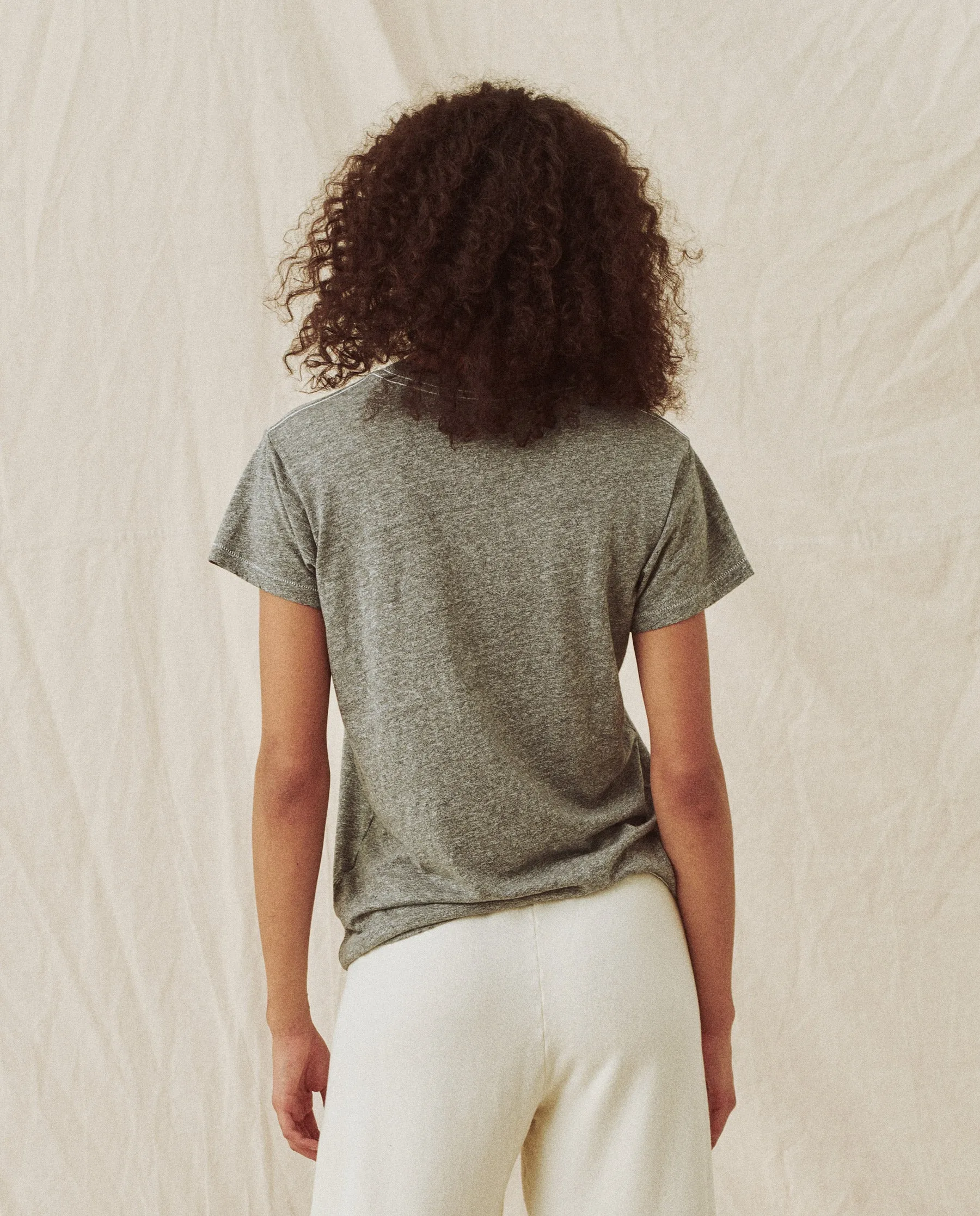 The Great - The Slim Tee in Heather Grey