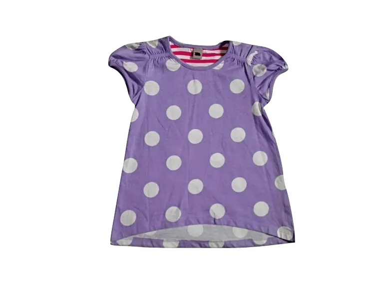 Tu Baby Girls Purple Polka Dot Top