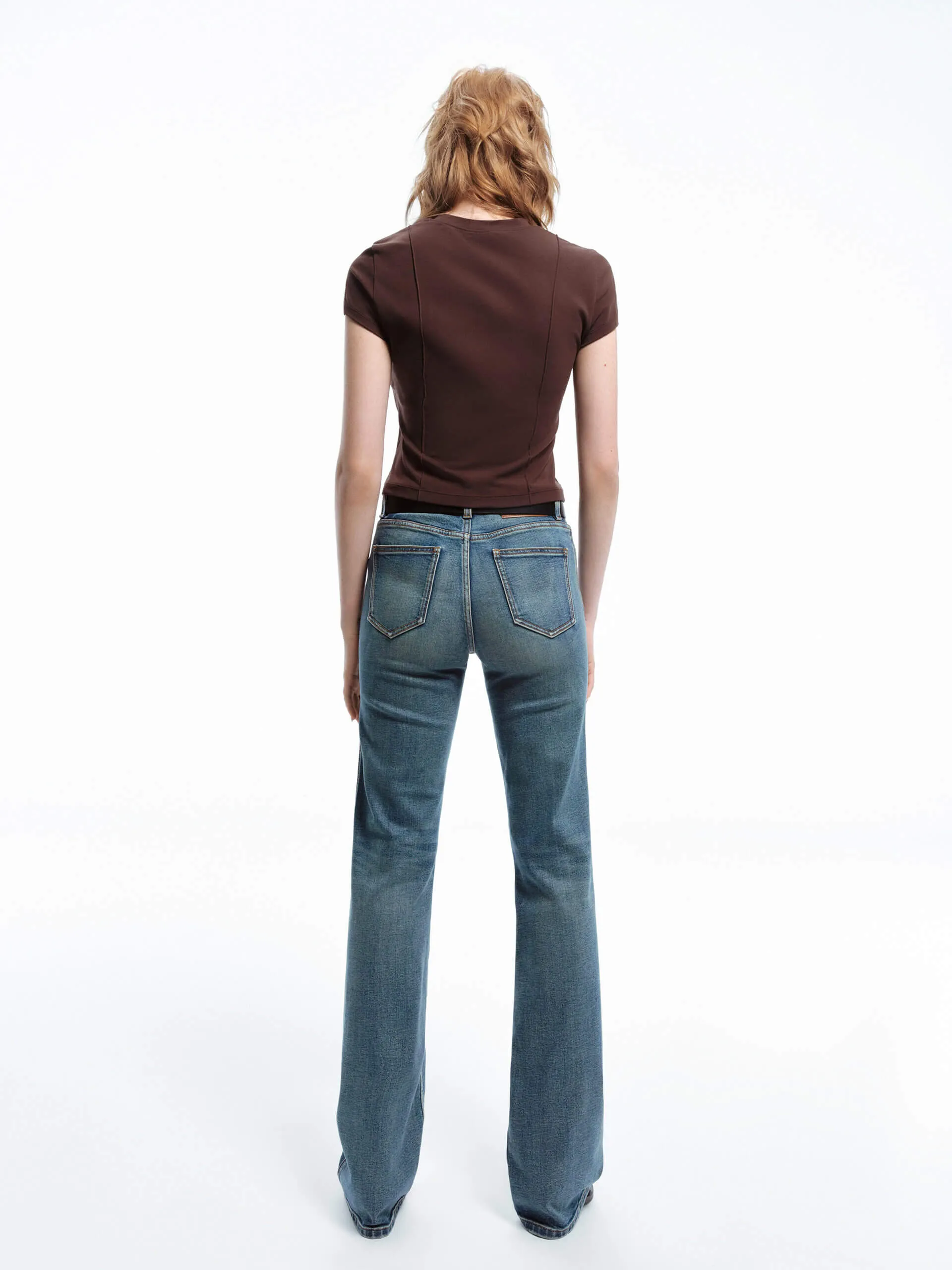 Vintage Cotton Straight Jeans