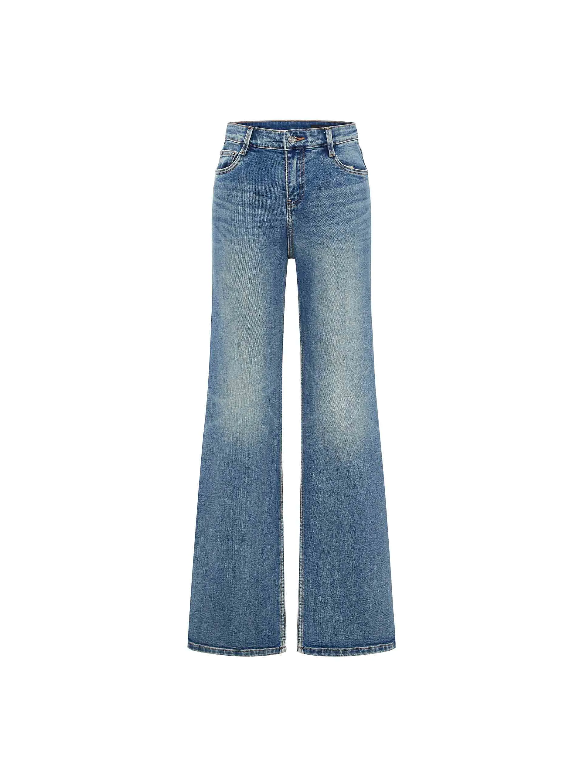 Vintage Cotton Straight Jeans