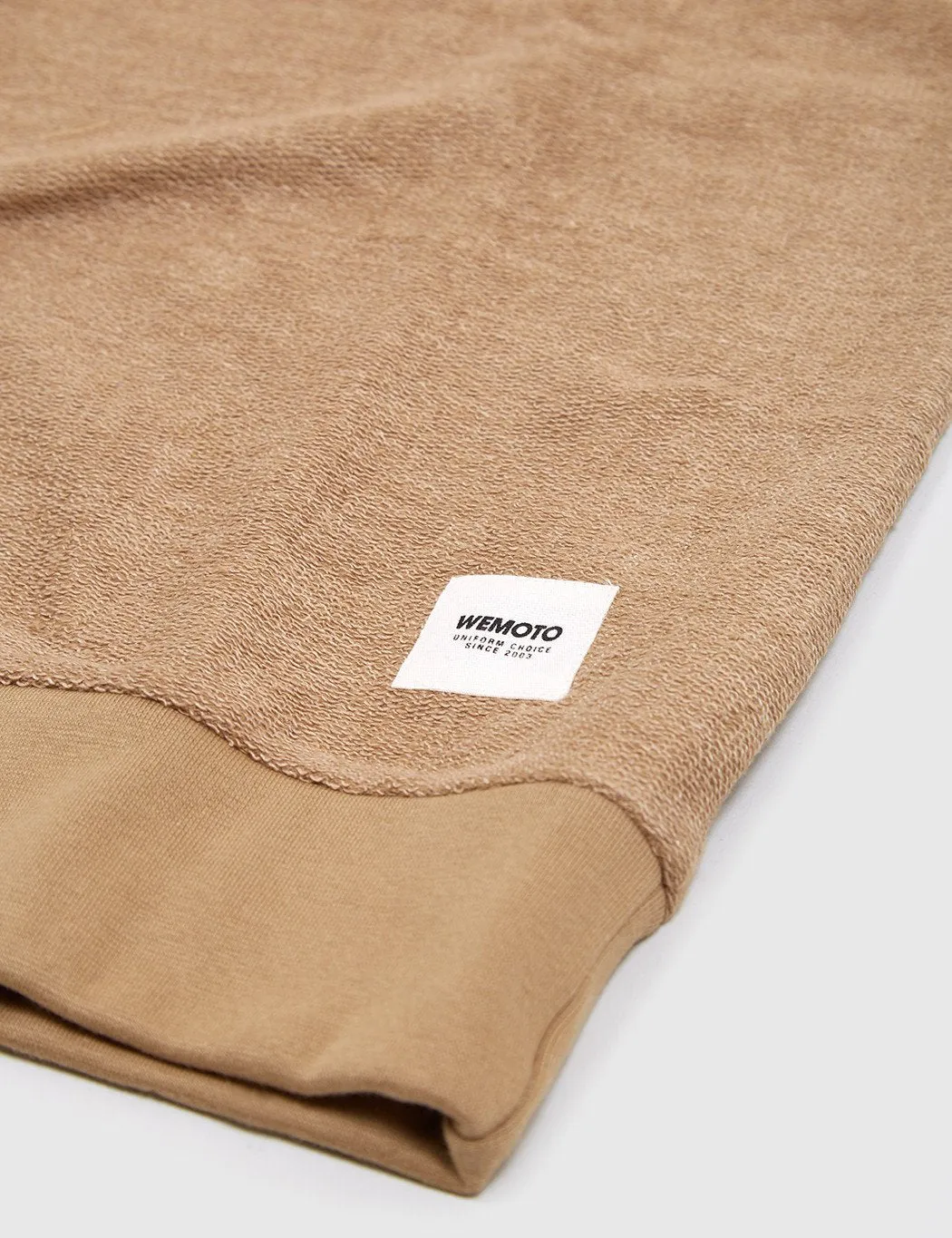 Wemoto Kenny Reversed Sweatshirt - Sand Beige