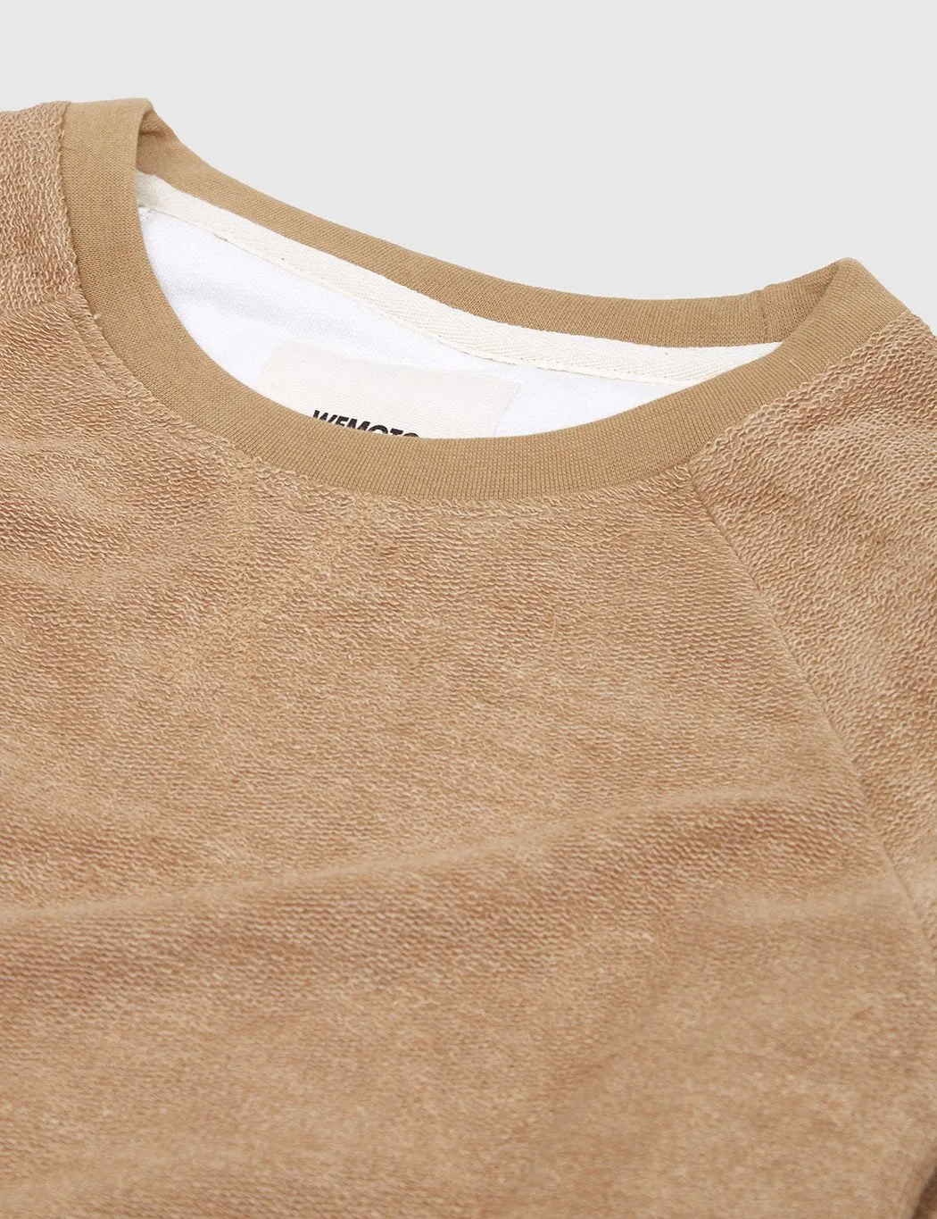 Wemoto Kenny Reversed Sweatshirt - Sand Beige