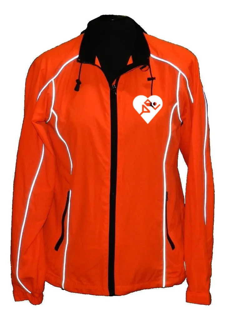 Women's Reflective 360 Windbreaker - Cardiac Athletes .Org