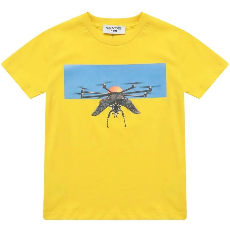 Yellow Insect Jersey T-Shirt