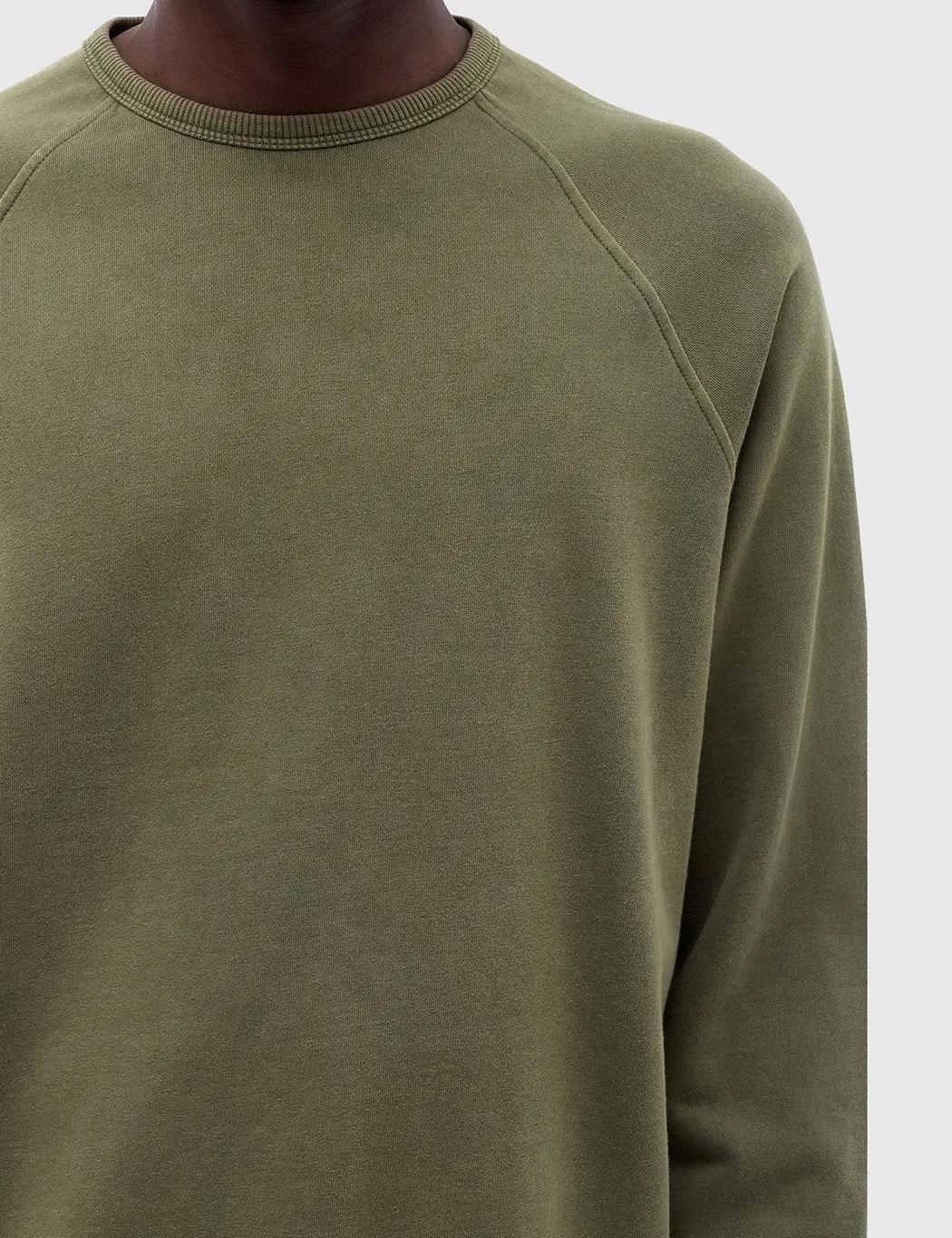 YMC Schrank Raglan Sweatshirt - Olive